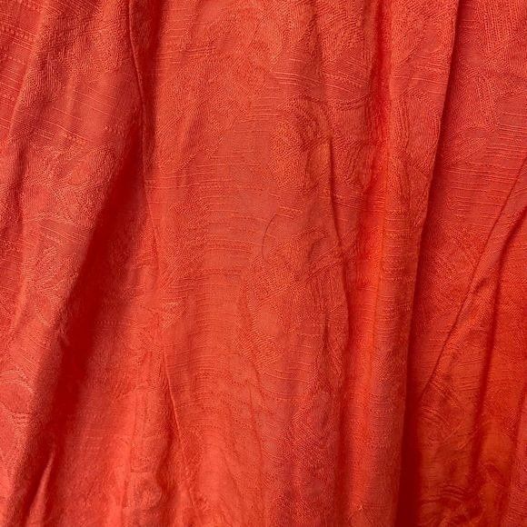 Free People Small Coral Crochet Swing Dress Boho Festival Party - Picture 5 of 8